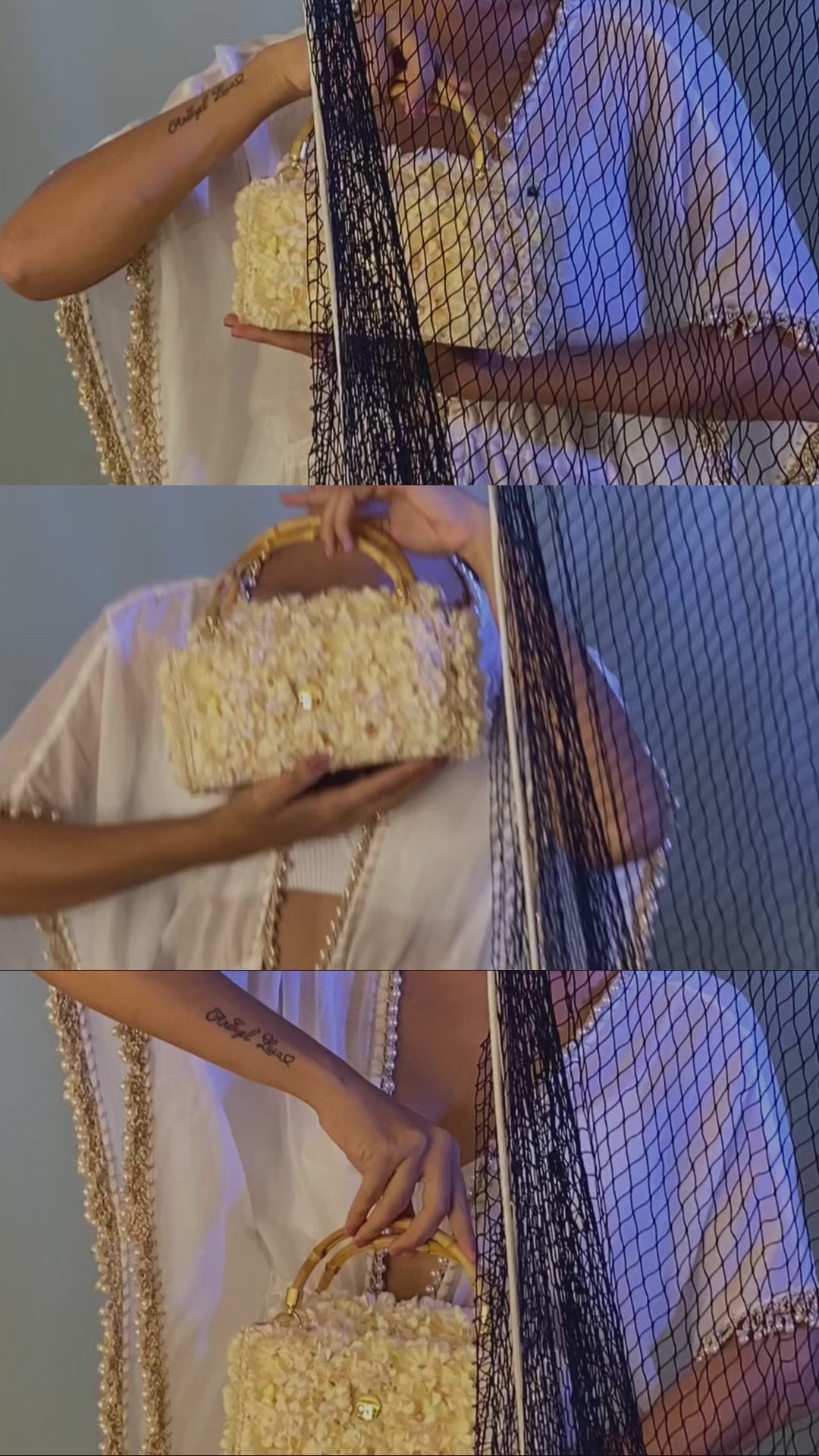CLUTCH POLYNESIA CHAMPAGNE – Lis Fiaschi